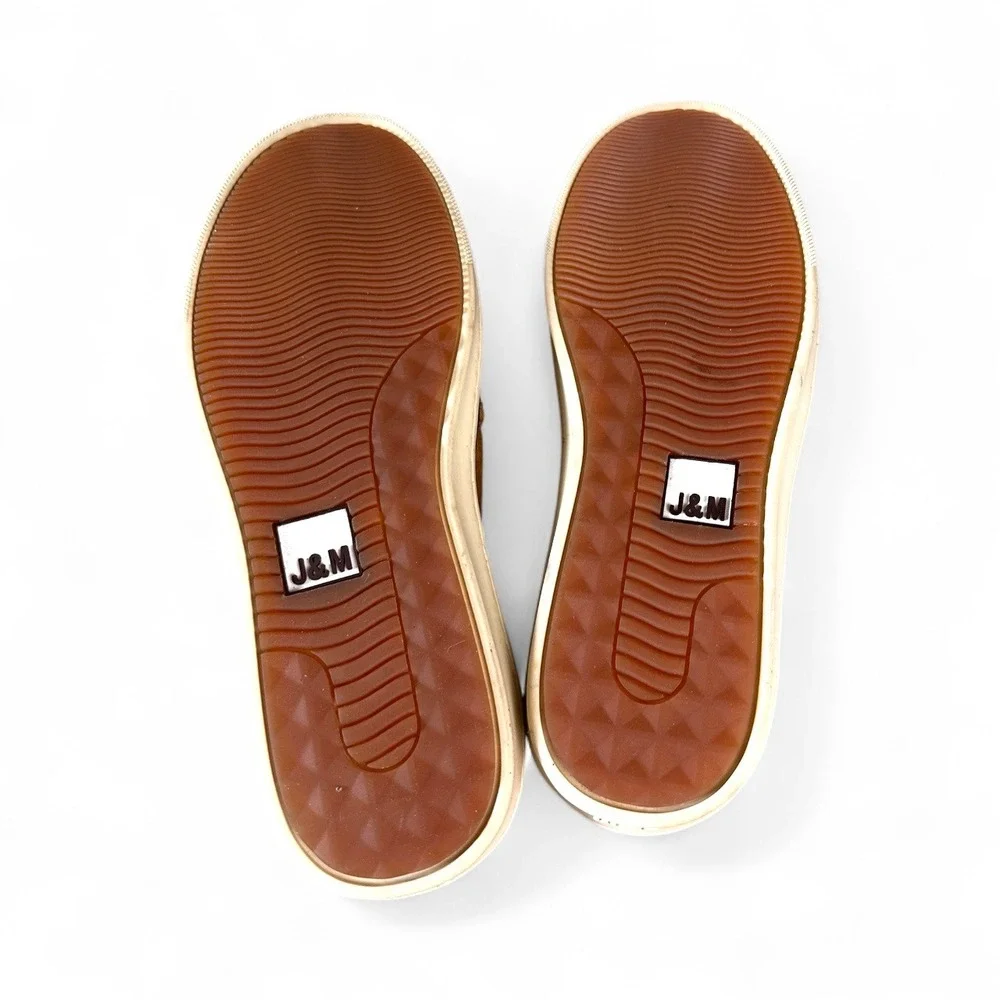 J&M Johnston Murphy Mens Slip On‎ Shoes Loafers Brown Size 9M Leather Comfort